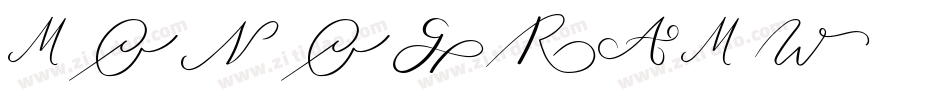 MONOGRAM W字体转换